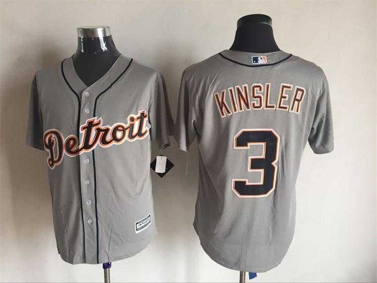 Majestic Detroit Tigers #3 Ian Kinsler Gray MLB Stitched Jerseys,We sell and wholesale Majestic Detroit Tigers #3 Ian Kinsler Gray MLB Stitched Jerseys on line form chian!